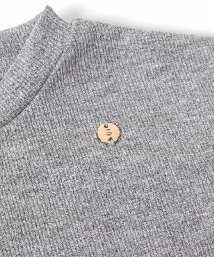 ★送料無料★レースフリル切り替えリブTシャツ_940083