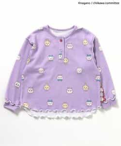 【アニメちいかわ】ワッフルヘンリーネックTシャツ(セットアップ可)_962878