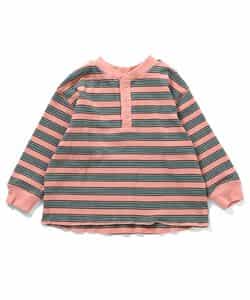 【リンク】ヘンリーネックマルチボーダーTシャツ_963718