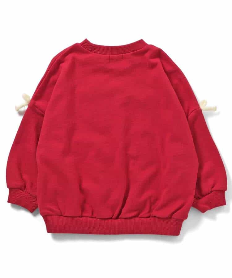ニットリボン刺繍ロゴトレーナー_972408