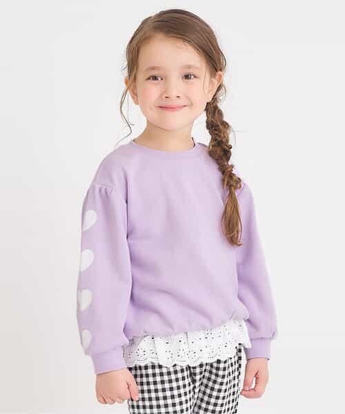 ★SALE★WEB限定 袖モチーフトレーナー/7days Style