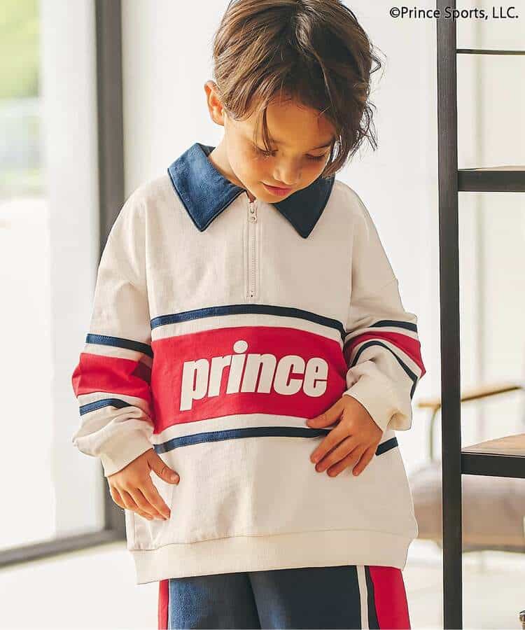 【リンク】【Prince】 après les cours 別注ハーフジップトップス(セットアップ可)