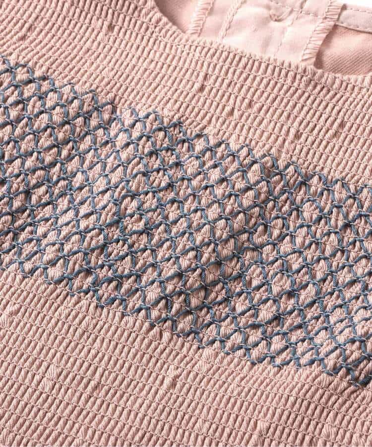 フラワー刺繍ワンピース_980950