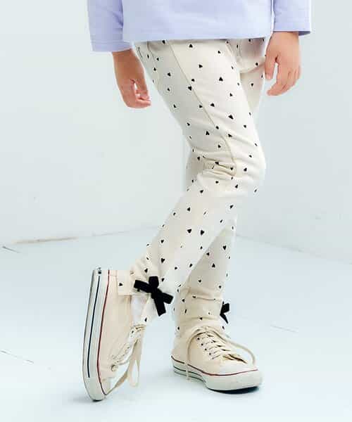 裾リボン/7days Style pants  10分丈
