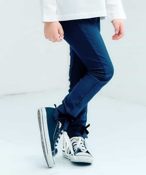 裾リボン/7days Style pants  10分丈
