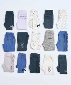 サイドフリルストレート/7days Style pants  10分丈_719905