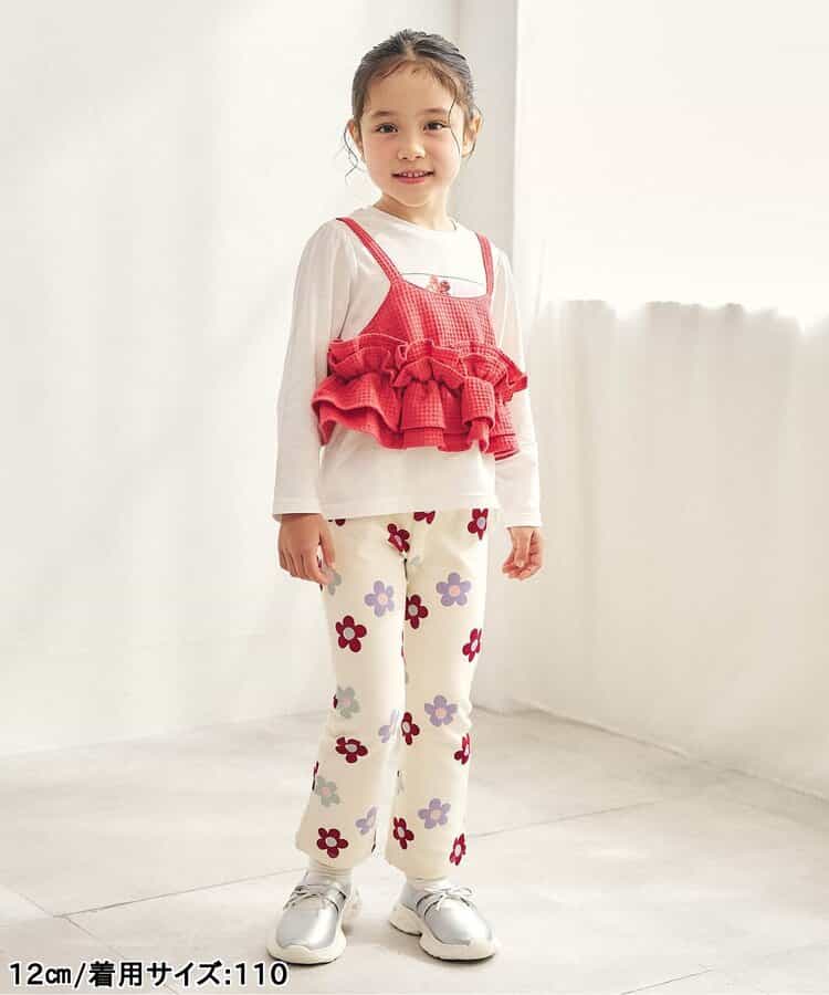 バラエティフレアパンツ/Look at Me!Pants  10分丈_922985