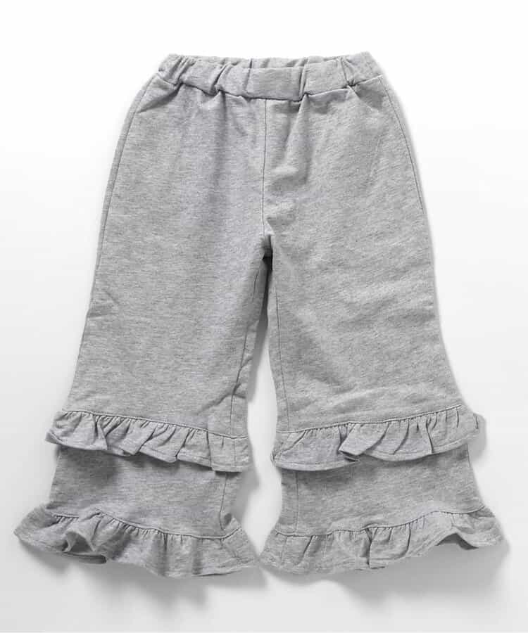 ダブルフリルスウェットパンツ  10分丈_964598