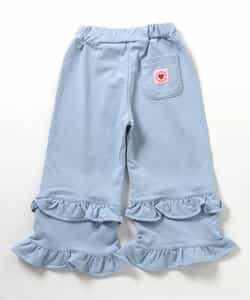 ダブルフリルスウェットパンツ  10分丈_964606