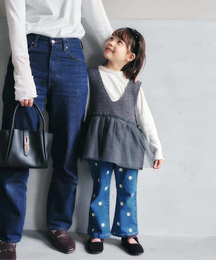 刺繍きゅんパンツ  10分丈_980978