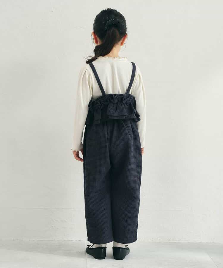 ワッフルバレルパンツ  10分丈_914511