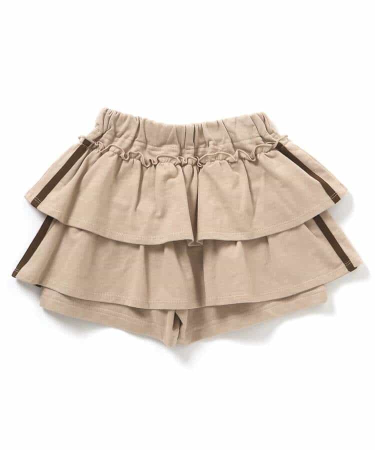 サイドラインティアードキュロット_987876