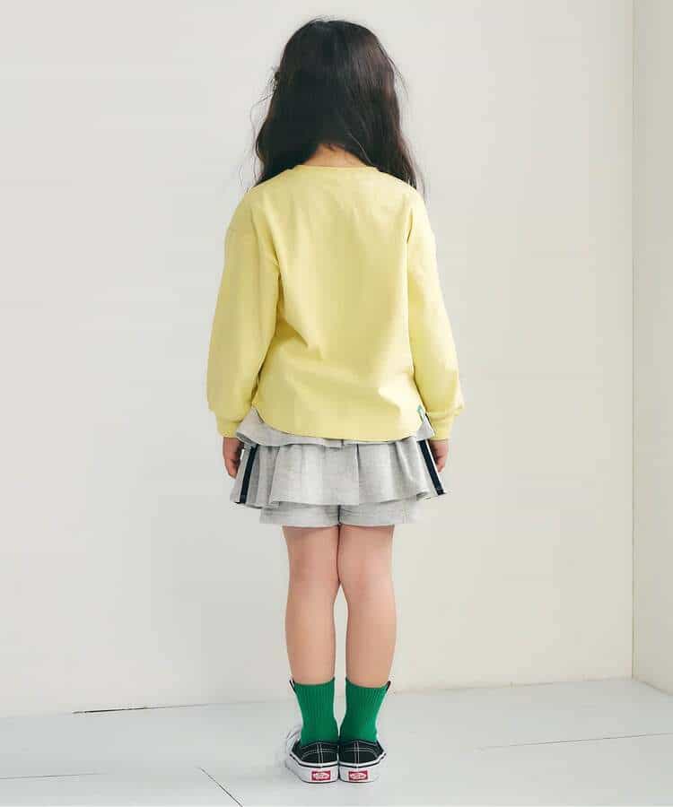 サイドラインティアードキュロット_987885