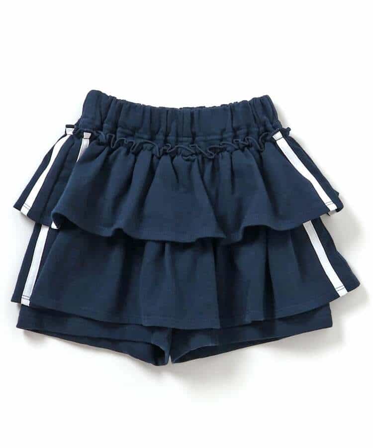サイドラインティアードキュロット_987886