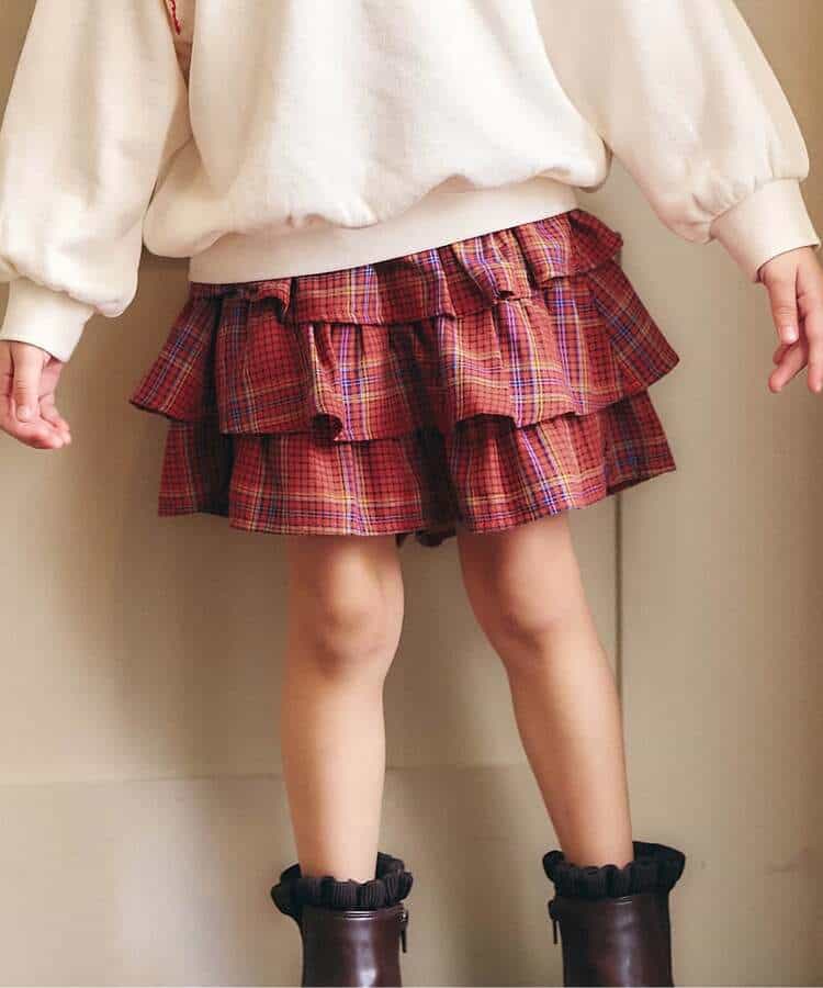 ティアードキュロットパンツ