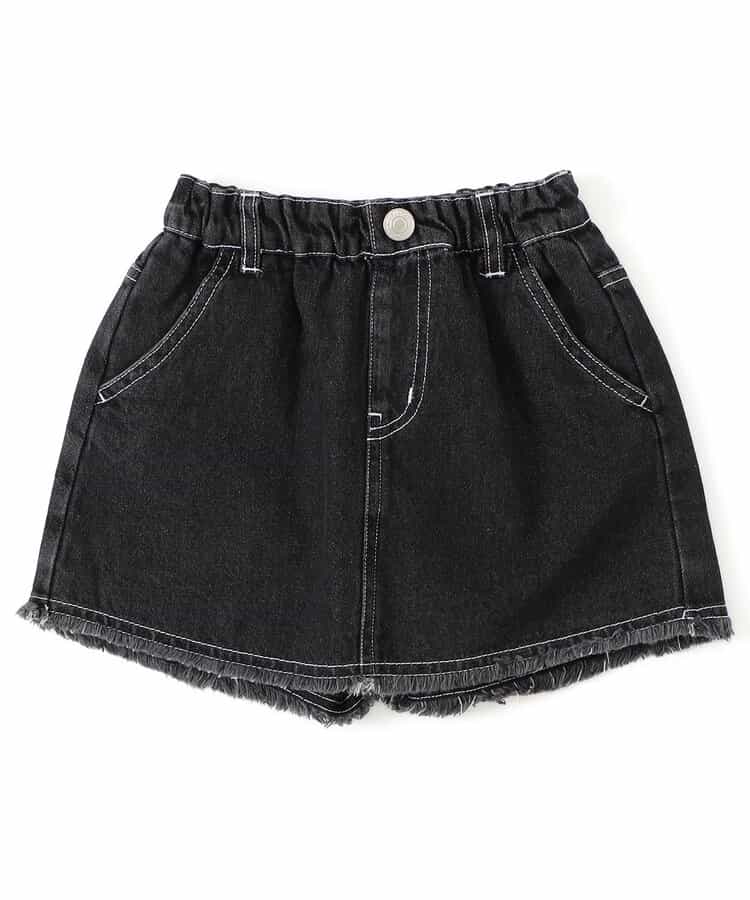 裾フリンジスカート風キュロット  ショート丈(セットアップ可)_949402