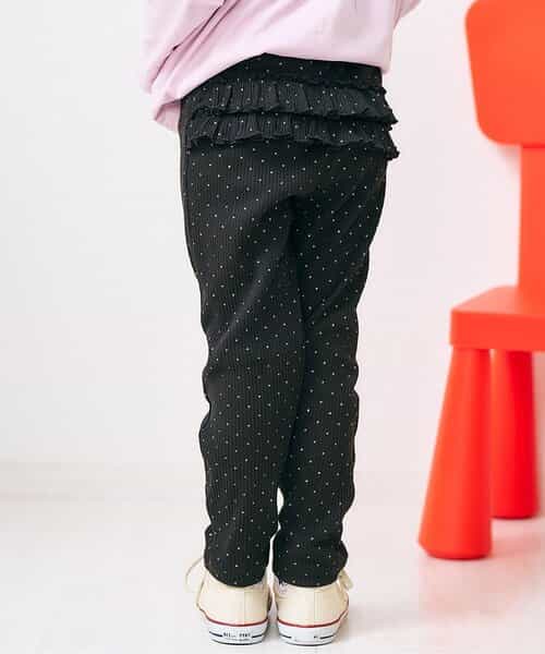 バックフリルレギンス/7days Style pants  10分丈