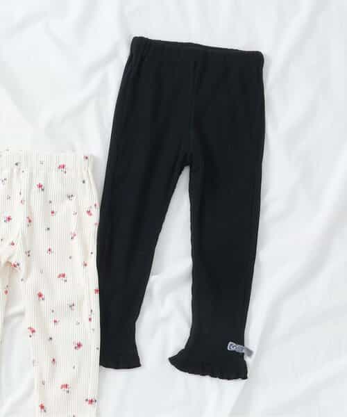 裾フリルレギンス/7days Style pants  10分丈