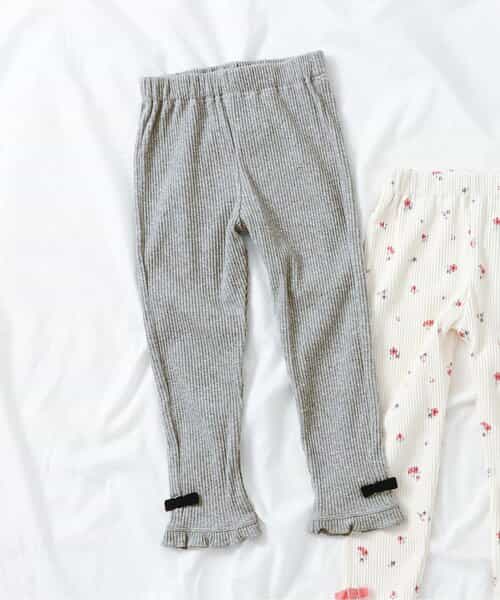 裾フリルレギンス/7days Style pants  10分丈