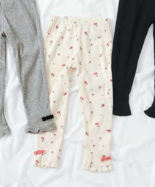 裾フリルレギンス/7days Style pants  10分丈