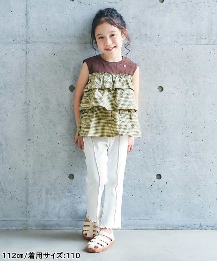 【リンク】メロウリブフレアレギンス  10分丈(キッズ・ベビー)_950882