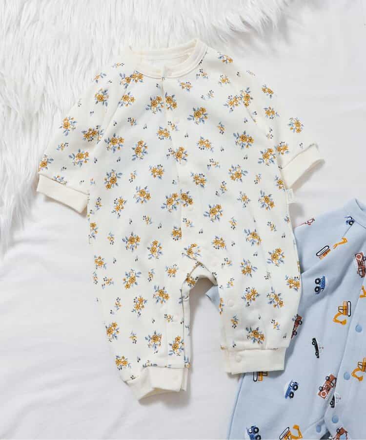 ★SALE★WEB限定 裏毛4柄カバーオール