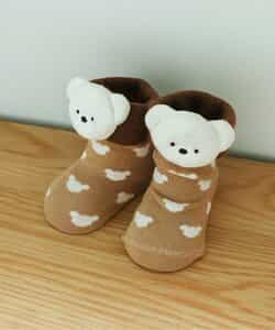 【tiny bear Palette】ラトル付きソックス