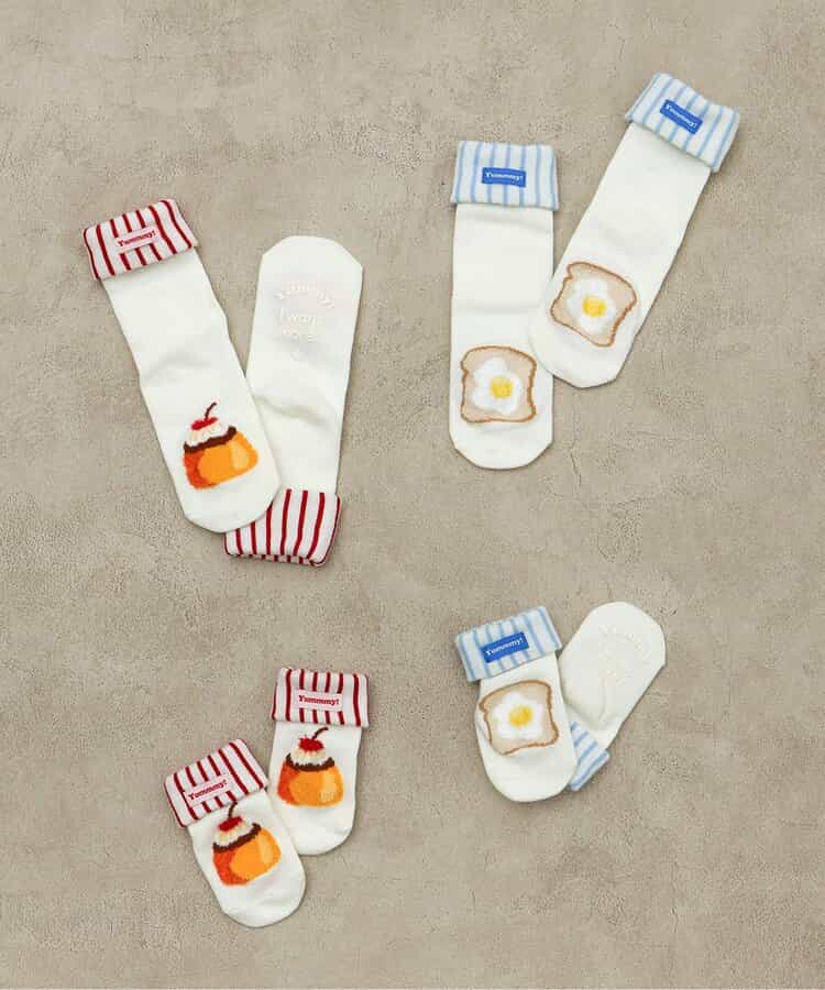 【リンク】おなかぺこぺこモチーフベビーソックス_952177