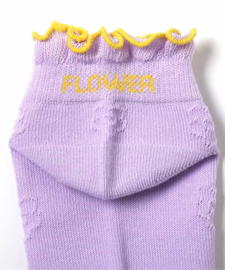 3P対象A ハート・お花透かし柄ショートソックス_842236