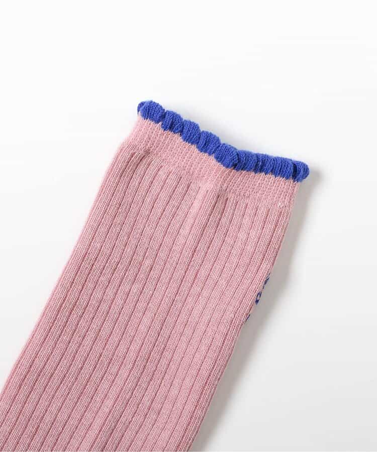 ワンポイント刺繍ハイソックス_842257