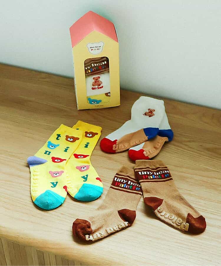 【tiny bear Palette】バラエティソックスセット(ベビー・キッズ)
