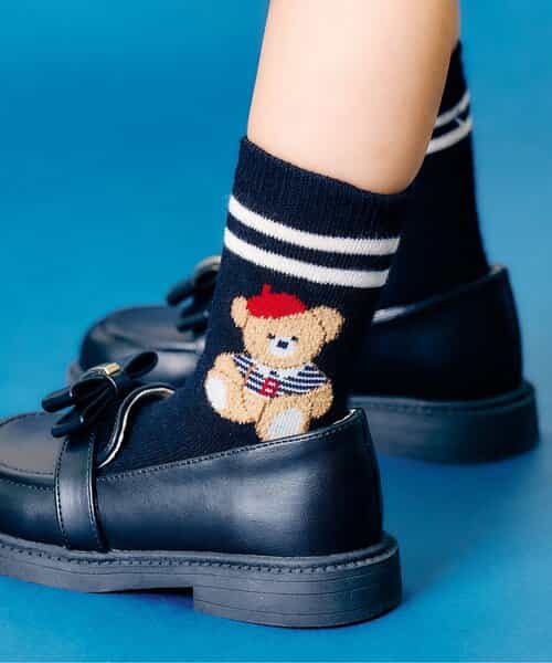 3P対象A tiny bear 3柄アソートソックス