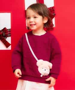 ★SALE★tiny bear ポシェット風トレーナー