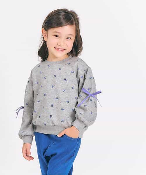 ★SALE★WEB限定 袖リボントレーナー