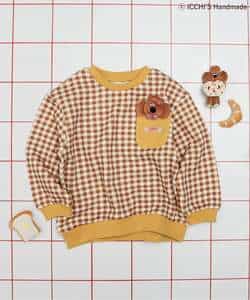【ICCHI'S HANDMADE】モチーフ付きトレーナー_986113