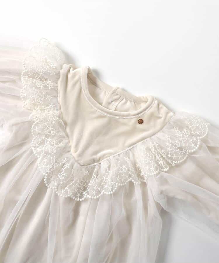 ★SALE★【リンク】ベロアチュールワンピース_アプレレクールマシェリ_733428