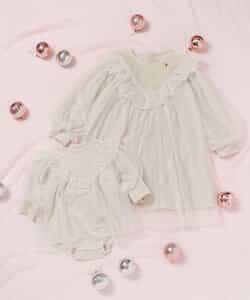 ★SALE★【リンク】ベロアチュールワンピース_アプレレクールマシェリ_733439
