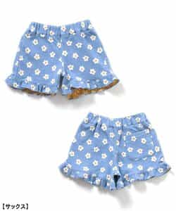 ★SALE★ハート・フラワージャガードビスチェ＆フリルショートパンツセット_721238
