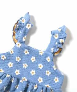 ★SALE★ハート・フラワージャガードビスチェ＆フリルショートパンツセット_721239