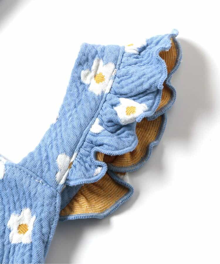 ★SALE★ハート・フラワージャガードビスチェ＆フリルショートパンツセット_721240