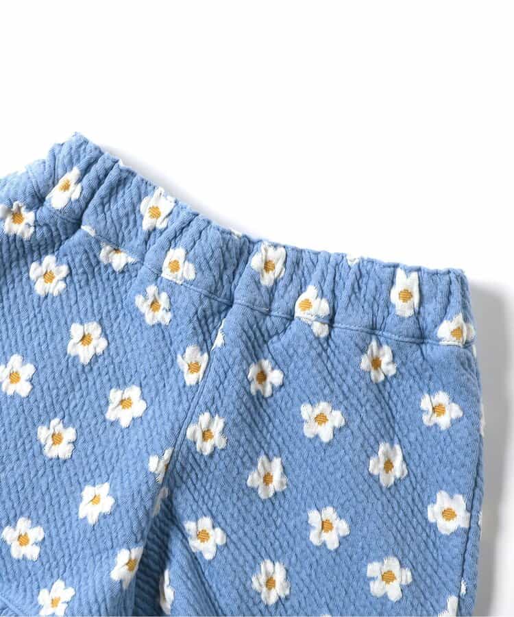 ★SALE★ハート・フラワージャガードビスチェ＆フリルショートパンツセット_721242