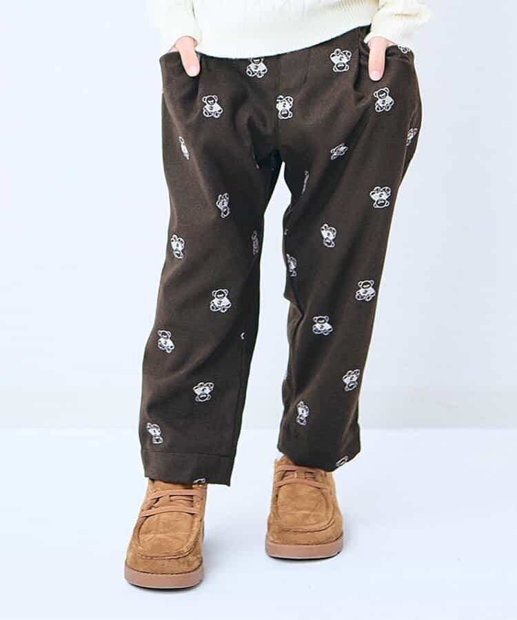★SALE★【リンク】tiny bear 総柄長パンツ 10分丈