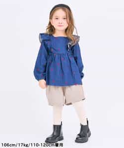 ★SALE★チューリップモチーフドットタイツ_734942