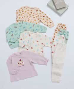 ★SALE★パン＆恐竜モチーフキルトパジャマ_732800